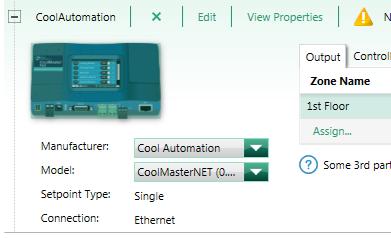 3.0.0 CoolMasterNet / CooLinkNet Integration with a HomeWorks QS System (continued) 3.2 