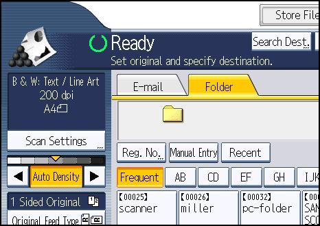 Basic Procedure When Using Scan to Folder Basic Procedure When Using Scan to Folder This section describes the basic procedure involved in using Scan to Folder.
