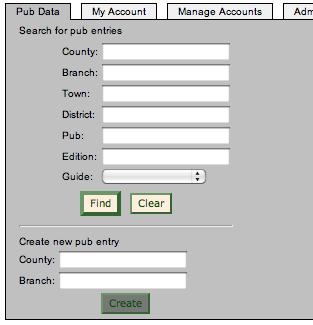 If the pub has a website, the full website address (URL) must be supplied. You should check that this is right by clicking the Open button next to the website field.
