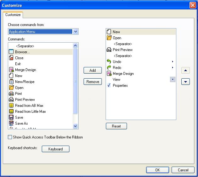 Learning the Basics 23 3 From the Choose Commands from: list, select the toolbar containing the command you want. The list of tools on that toolbar now appears in the Commands box.