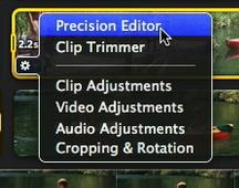To see a magnified view of your footage so that you can be certain two clips fit together, choose
