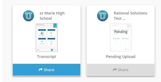 18 Store a copy of your transcript in your account When you add your high school to your account, you will have the option to request a free copy of your transcript, which can then be stored in your