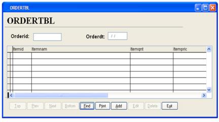 Table name Label, space, text field Buttons function Figure 4. Samples of GUIs Hence, capturing is recognized.