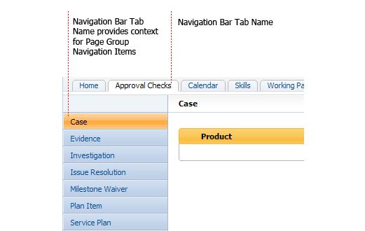 Figure 3.28 Evidence Approval Checks 3.5 Tab Content Pages Tab content pages are the main information area of the tab.