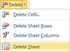 Renaming Worksheets You can rename a worksheet by doing one of the following: Double click on the name of the sheet. or From the Home tab, in the Cells group, choose Format, and choose Rename Sheet.