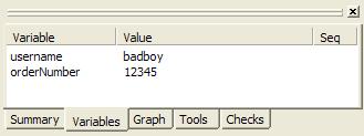 In order to make adding variables even easier Badboy offers a couple of other ways to do it: Right click on a parameter in the script tree and select "Add Variable..." or "Add Linked Variable".