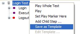 11.2 Creating Test Templates You create Test Templates by first creating a Test that matches the structure that you want Tests that use the Template to have.