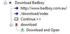 Note that the Download Handler must be a child of the item in the script that you want it to handle downloads for.