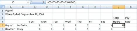 ExcelS1-02 Click in any cell in worksheet to deselect range of cells in column K.