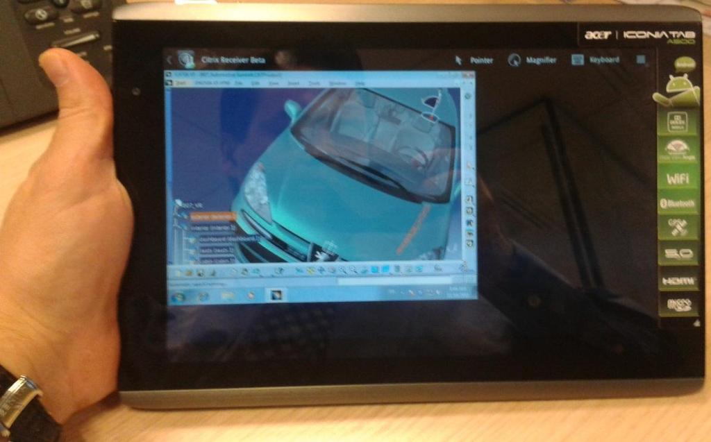 HDX 3D Pro on a tablet Performance