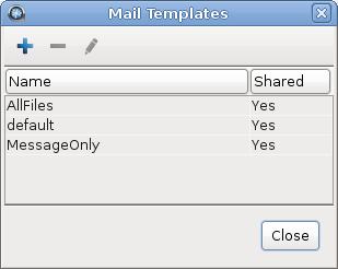 Transferring Files with the Application 45 7. For new templates, name the template and select its base template.