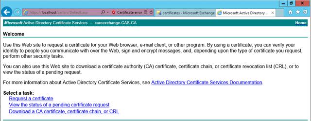 Get Pending Request Accepted by the Certificate Authority (CA) in Win 2012 Now you have a pending certificate