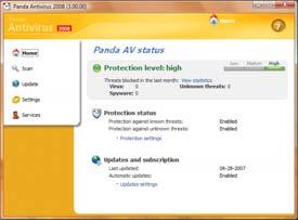 Panda Antivirus 2008 is a complete security tool offering integrated protection for your PC with a range of complementary functions.