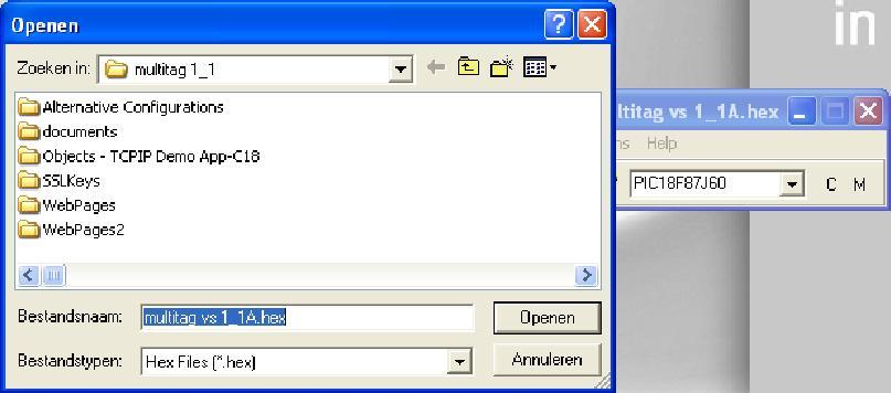 exe executable. 2. Choose 'File' > 'Open'. 3. Open the hexfile that Inepro supplied.