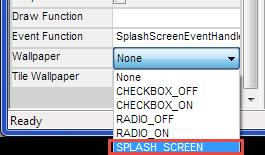 Locate the provided file "splash_screen.jpg" and select it. The "splash_screen.jpg" file will now be available in the Custom pixelmaps view.