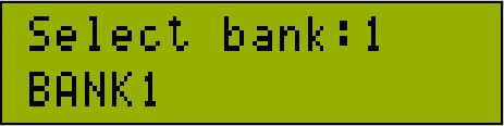 Banks management Loading Banks By default, LOAD button is used to load the controller banks. To load a bank when in Performance mode, press LOAD. Load bank menu will be displayed(see Fig.