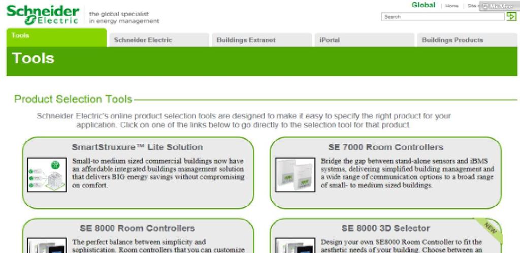 On-line product selection tools NEW!
