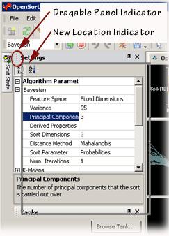 OpenSorter User s Guide You can resize an open panel by dragging an edge of the panel that is adjacent to another sizeable area.