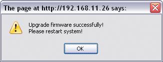 Firmware Upload: Here you can update the loader and firmware for your network drive. It is recommended to periodically check the website of your vendor for possible updates. 1.