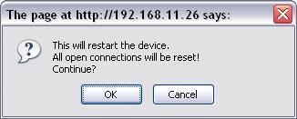 System Reboot: This can be used to restart the network drive after a firmware upgrade.