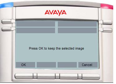Advanced features Figure 64: Images screen 2. Highlight the desired image. 3. Press Select to select the currently highlighted image or press Back to dismiss the Images screen.