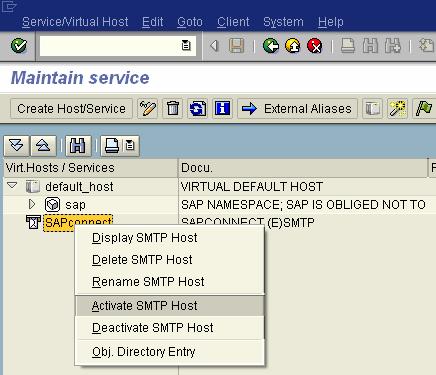 Note that each SMTP server must be activated