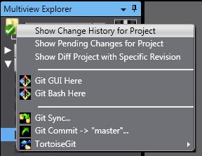 Pull is executed. 3. Click the Close button. 6.5.2 Displaying Project Logs Show the change history for the project. 1.