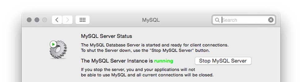 MySQL Server.