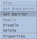 Process Window Evaluation Point Breakpoint Barrier Conditional