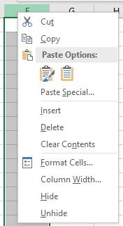When you insert a column or row, Excel automatically adjusts the cell references in the formulas.