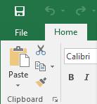 Customize the Quick Access Toolbar The Quick Access Toolbar is located at the top of your Excel workbook, above