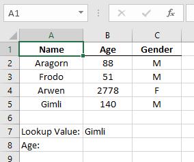 VLOOKUP as a phone book. You want to look up a person s phone number so you open the phone book, look up their last name, and then go over and find their number. The VLOOKUP does the exact same thing.