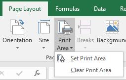 Select the data on the sheet you want to isolate for printing. 2.