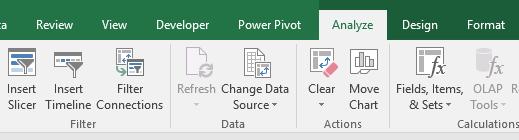 Adding Slicers In Microsoft Excel 2010 and above, you can use slicers to quickly and easily filter your PivotTable or PivotChart.
