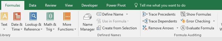 Trace Precedents: When you click this button, Excel draws arrows to the cells (direct precedents) that are referred to in the formula inside the selected cell.