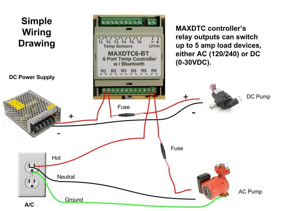 Controller Output Relay Wiring to Load Devices Wiring load devices to the controller relay outputs is simple.
