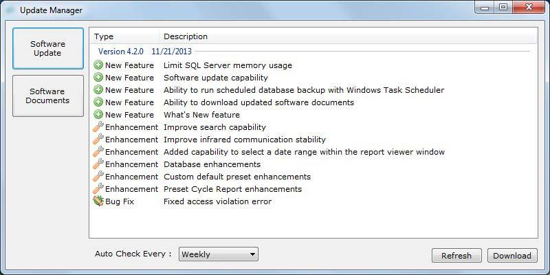 PC Application Installation (continued) c. Click the Advanced Update Manager checkbox. d.