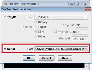 4 (I) Configuring the HP2910 Series Switch for SNMP Monitoring: NOTE: If using a previously configured switch, see section, Appendix (A) Step 1) Connect the USB HP Switch Console Cable to the upper