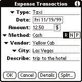 Expenses are stored in an envelope. Envelopes contain multiple expenses that are related by project, trip or other common variables that make it logical for them to be grouped together.