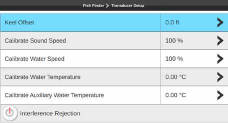 In Bottom Lock Mode the Fish Finder automatically tracks the range around the bottom specified by the Bottom Range value.