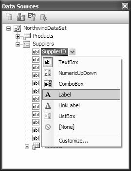 112 Introducing Microsoft Visual Basic 2005 for Developers Figure 4-16 Changing a TextBox to a Label.