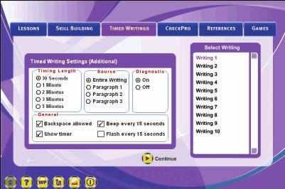 12 MicroType 5 with CheckPro Demo User Guide Demo User Guide MicroType 5 with CheckPro 13 Review lessons there are 12 alphabetic keyboarding lessons and 9 numeric and symbol lessons.