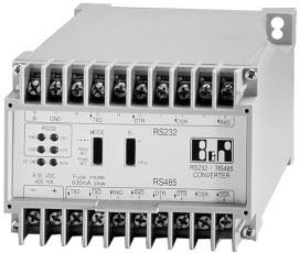 General Accessories INT1 Order Data Model Number Description Figure ECINT1-1 ECINT1-11 RS232/RS485 interface converter, Electrically isolated, for coupling RS232 interface modules to an RS485 twisted
