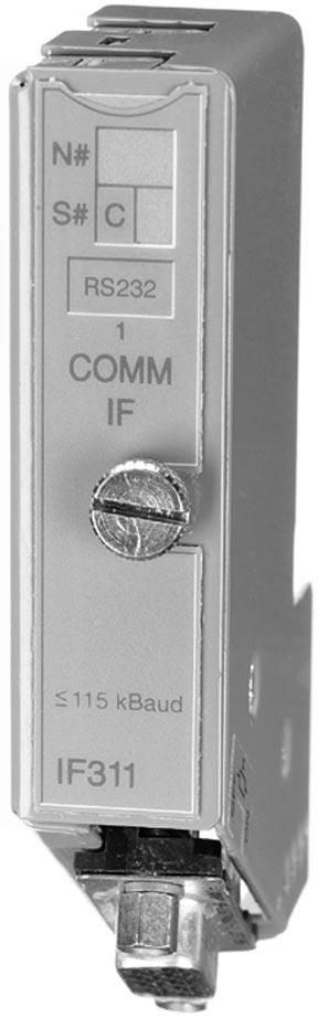 Communication Module IF311 Order Data Model Number Description Figure Interface Module 7IF311.7 2003 Interface module, 1 RS232 Interface, Screw-in module Accessories 0G0001.
