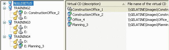 Virtual CD Option Pack Server - Manual Show Registered Stations Choose this option to view all registered workstations in the left-hand pane.