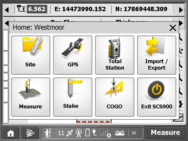 SCS900 User Interface