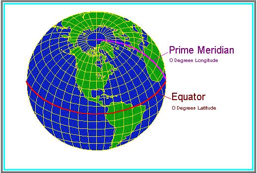 Frames of Reference Global: systems that provide discrete coordinates for locations anywhere on the Earth s surface The geodetic latitude of a point is the angle between the equatorial plane and a