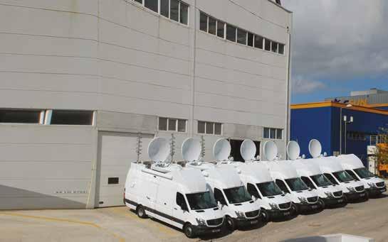 mobile transmission (VSAT to DSNG) and production capabilities for secure, uninterrupted broadcasting and the ability to imminently