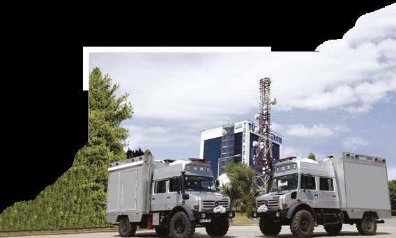 offering its Mobile and Stationary Communication Solutions for Commercial, Defense and Government use.