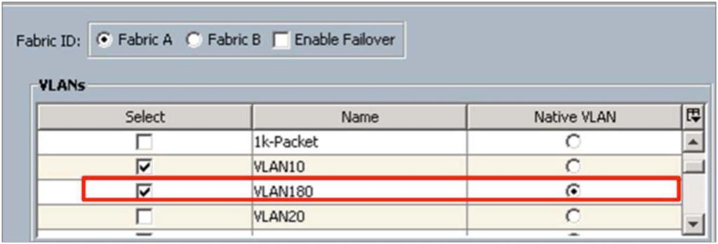 Creating a Service Profile Template for the VMware ESX Cluster The Ethernet virtual network interface cards (vnics) should be created based on requirements for the native VLAN on the PXE vnic set as